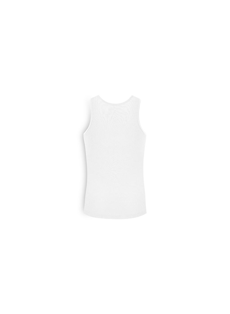 Mariposa Girls Cotton Vest White Pack of 6 – Soft Breathable Sleeveless Innerwear for Daily School Wear - Image 5
